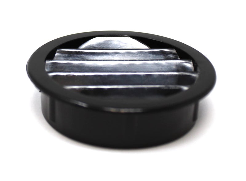 JSP Manufacturing 2"" Round Plastic Louver Soffit Air Vent Reptile Screen Grille Cover Multiple Colors/Quantities (12, Black) - Image 5
